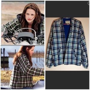 TWILIGHT ALTERNATIVE BLUE PLAID JACKET